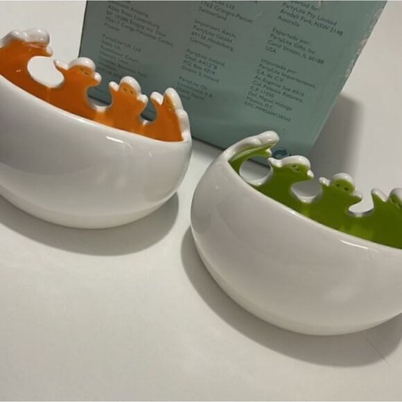 Partylite Spooky Ghost Tealight Pair NWT Halloween - Picture 3 of 12